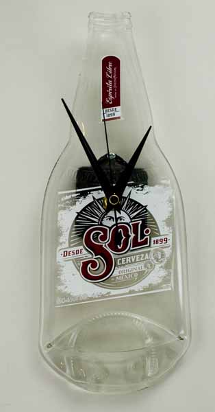 Sol bottle clock Sol bottle clock