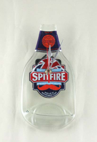 Spitfire bottle clock Spitfire bottle clock