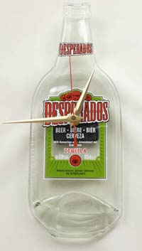 Desperados bottle clocks