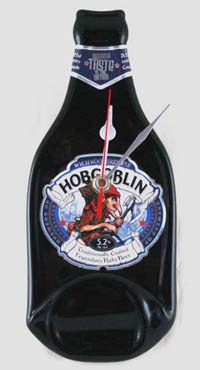 Hobgoblin bottle clock