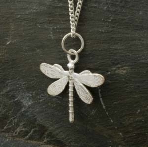 Sterling Silver dragonfly pendant