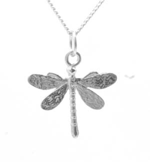 Sterling Silver dragonfly pendant