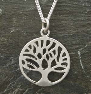 Sterling Silver tree of life pendant