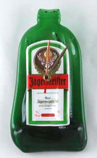 Jagermeister bottle clock