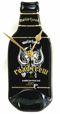 Motorhead Roadcrew bottle clocks