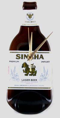 Singha bottle clock