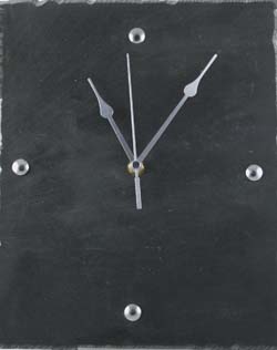 Oblong Slate clock