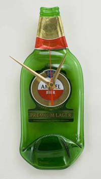 Amstel bottle clock