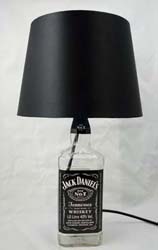 Jack Daniels Table Lamp from recycled bottle